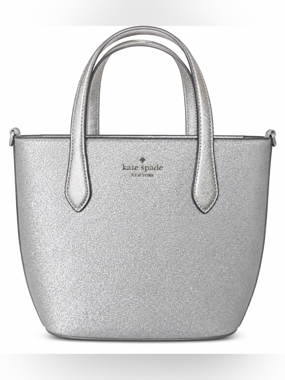 kate spade Silver Glitter Tote